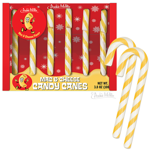 Mac and Cheese-Flavored Candy Canes